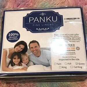 Microbrush 4 Piece Queen Sheet Set - Dark Grey